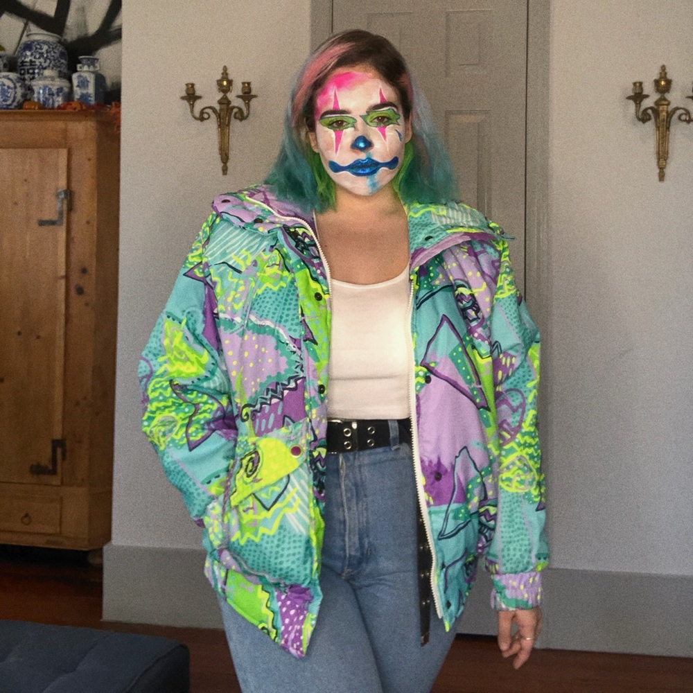 Vintage Roffe 80’s puffer jacket🌈💥